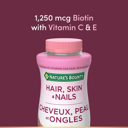 NATURE'S BOUNTY Hair, Skin & Nails, Helps Maintain Health of Hair, Skin & Nails, 450 g 🍁 All In One Marketplace Canada