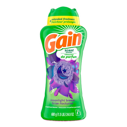 Gain Fireworks In-Wash Laundry Scent Booster Beads, Moonlight Breeze, 680 Grams 🍁 All In One Marketplace Canada