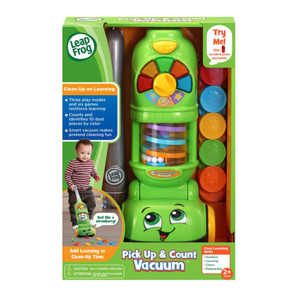 LeapFrog Pick Up and Count Vacuum, Green 🍁 All In One Marketplace Canada