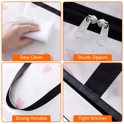 Lifewit 4 Pack Clear Clothes Storage Bags, 40L Plastic Blanket Storage Bags, Vinyl Foldable Moving Bags with Zipper, Closet Organizers and Storage Containers for Bedding, Duvet, Comforter 🍁 All In One Marketplace Canada