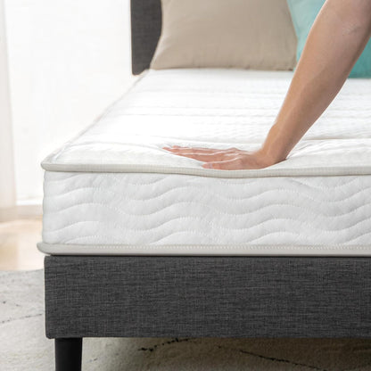 Zinus Narrow Twin Mattress - 6 Inch Foam and Spring Hybrid Mattress, Affordable Mattress, CertiPUR-US Certified Foam with Pressure Relief, Mattress in a Box, 10-Year Warranty, Narrow Twin, 30"x75" 🍁 All In One Marketplace Canada