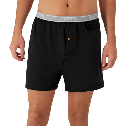 Hanes Men's 5-Pack Exposed Waistband Knit Boxers, Assorted, XX-Large/44-46 🍁 All In One Marketplace Canada
