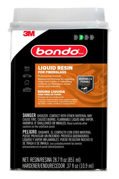 Bondo Fiberglass Resin, 1 Quart, 29oz, (402C) 🍁 All In One Marketplace Canada