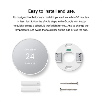 Google Nest Thermostat - Fog 🍁 All In One Marketplace Canada
