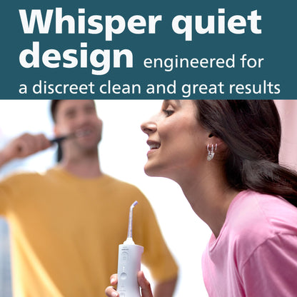 Philips Sonicare Power Flosser 3000 Cordless, Oral Irrigator Quad Stream technology and whisper quiet, Black, HX3826/23 🍁 All In One Marketplace Canada