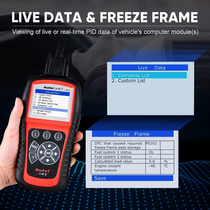 Autel AutoLink AL619 OBD2 Scanner, 2026 Newer ABS SRS Diagnostic Code Reader with10 OBDII Test Modes, Turn Off Check Engine Light, DTC Lookup, Live Data, Updated of MS319/ AL519/ ML519/ ML619 🍁 All In One Marketplace Canada