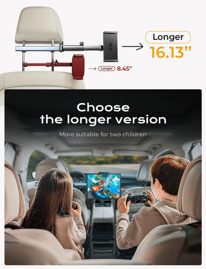 LISEN for iPad Tablet Holder for Car [3 in 1] Car Accessories iPad Holder Mount Back Seat for Car Headrest Video Kids Long Road Trip Car Essentials for 4.7-11" Tablet iPad Pro, Mini, Samsung (Black) 🍁 All In One Marketplace Canada
