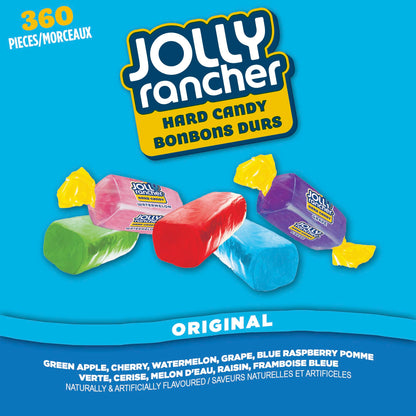 JOLLY RANCHER Assorted Hard Candy, 360 Count (2.26kg) – Individually Wrapped Fruity Candy for Gifts & Sharing 🍁 All In One Marketplace Canada