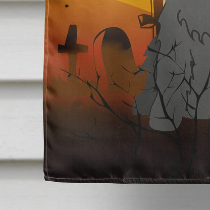 Caroline's Treasures BB4358CHF Halloween Cocker Spaniel Black Flag Canvas House Size, Large, Multicolor