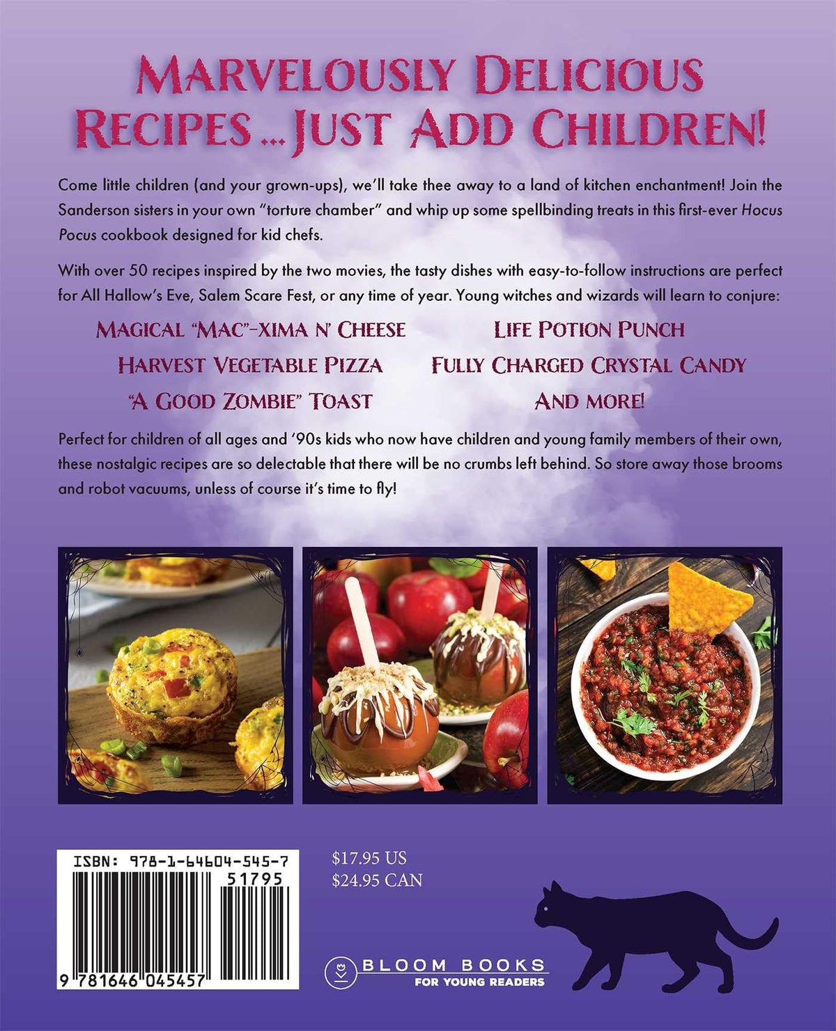 The Unofficial Hocus Pocus Cookbook for Kids: 50 Fun and Easy Recipes for Tricks, Treats, and Spooky Eats Inspired by the Halloween Classic