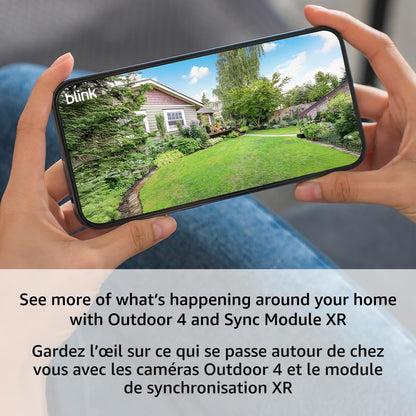 Blink Outdoor 4 XR – two-year battery wireless camera with 4x security coverage, 1000 ft open-air range or 400 ft with typical use — 4 camera system 🍁 All In One Marketplace Canada