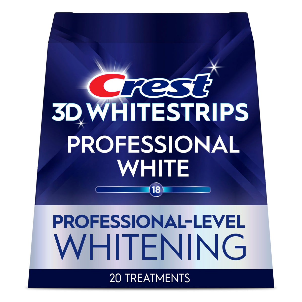 Crest 3D Whitestrips Professional White At-home Teeth Whitening Kit, 20 Treatments, 18 Levels Whiter 🍁 All In One Marketplace Canada