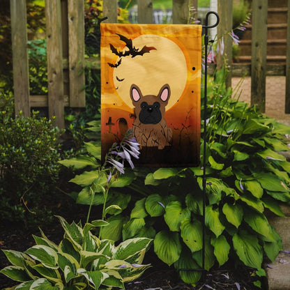 Caroline's Treasures BB4279GF Halloween French Bulldog Brown Garden Size Flag, Small, Multicolor