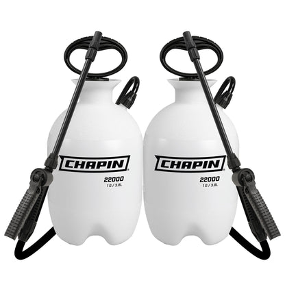 Chapin 22000 Pump Sprayer, 1G (4.5L), Lawn & Garden, Translucent Poly Tank, Funnel-Top, SureSpray, Anti-Clog Filter, Adjustable Cone Nozzle, 34" Hose, Fertilizer, Weed & Pest Applications, 2 Pack 🍁 All In One Marketplace Canada