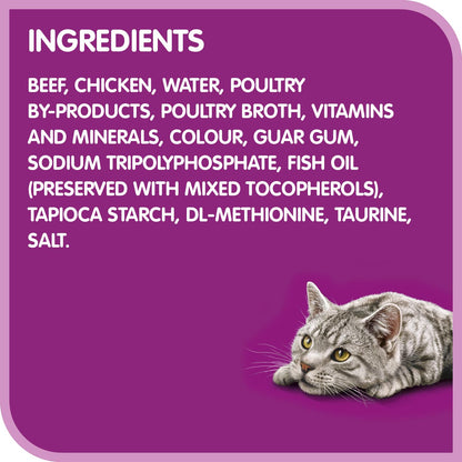 WHISKAS Perfect PORTIONS Kitten Wet Cat Food, Beef Flavour, 75g (12 Pack) 🍁 All In One Marketplace Canada
