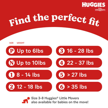 HUGGIES Little Snugglers Baby Diapers, Size 5, 27+ Lb., 104 Count 🍁 All In One Marketplace Canada