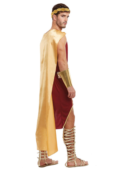 Dreamgirl Mens Apollo Costume, Adult Greek God Halloween Costume 2X-Large