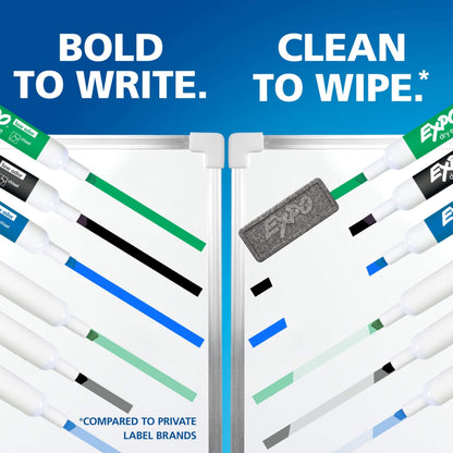 EXPO Dry Erase Markers, Low Odour Ink, Assorted Colours, Chisel Tip, 12 Count 🍁 All In One Marketplace Canada