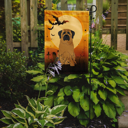 Caroline's Treasures BB4284GF Halloween Mastiff Garden Size Flag, Small, Multicolor