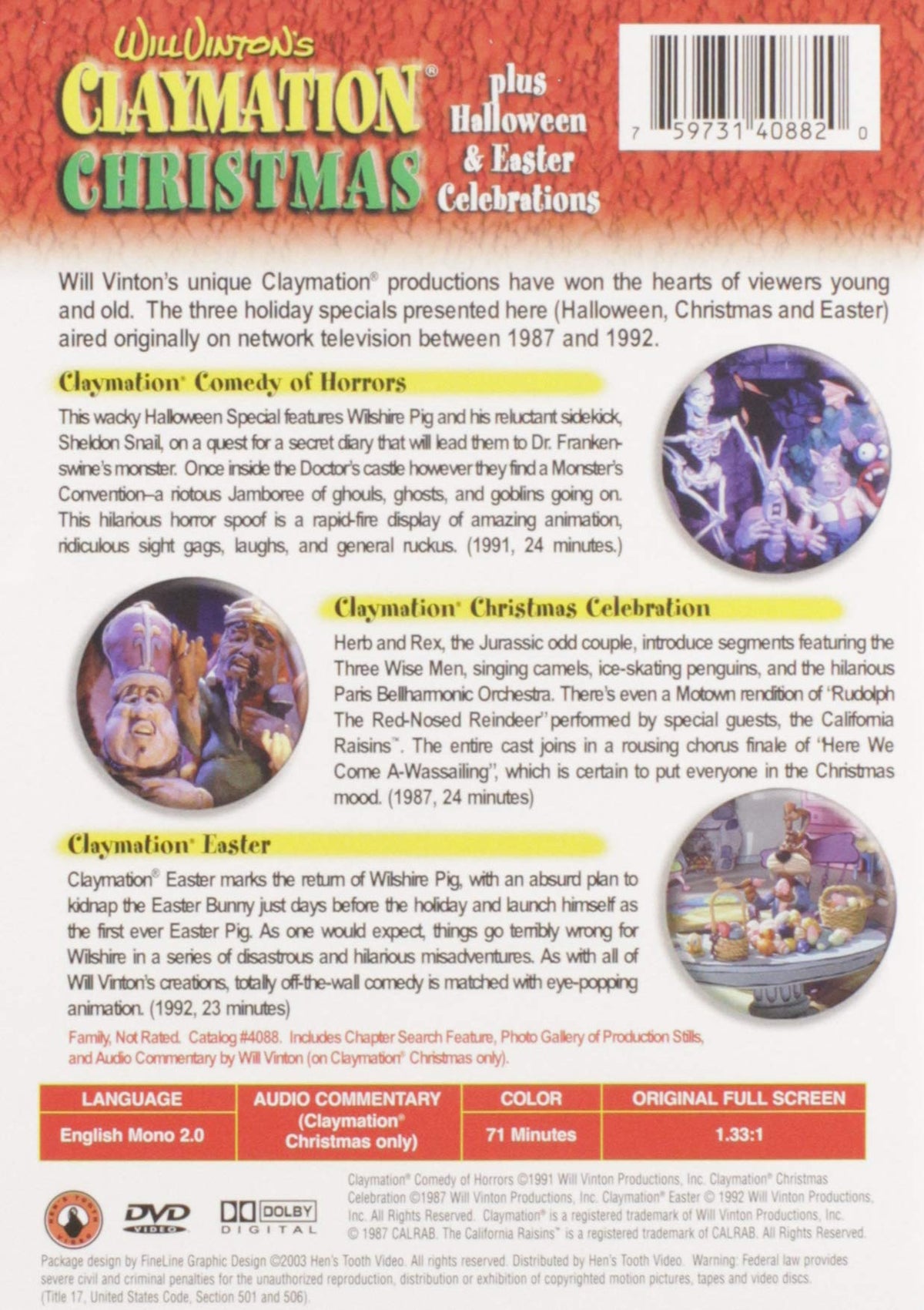 Claymation Christmas/Halloween