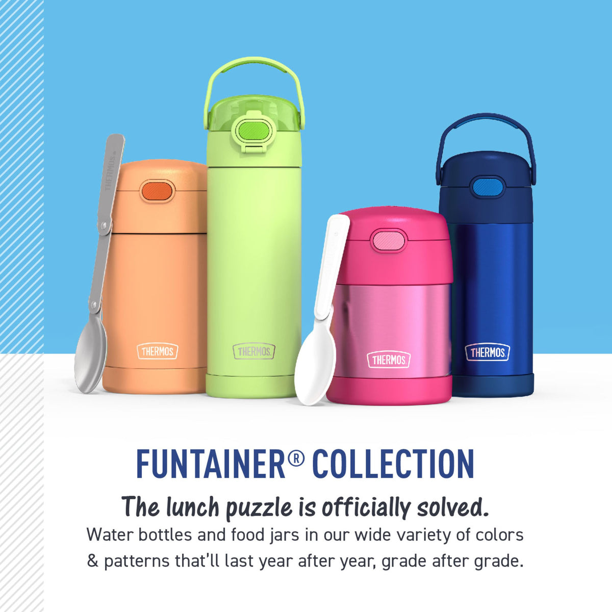 THERMOS FUNTAINER Water Bottle with Straw, 14oz, Out of This World 🍁 All In One Marketplace Canada