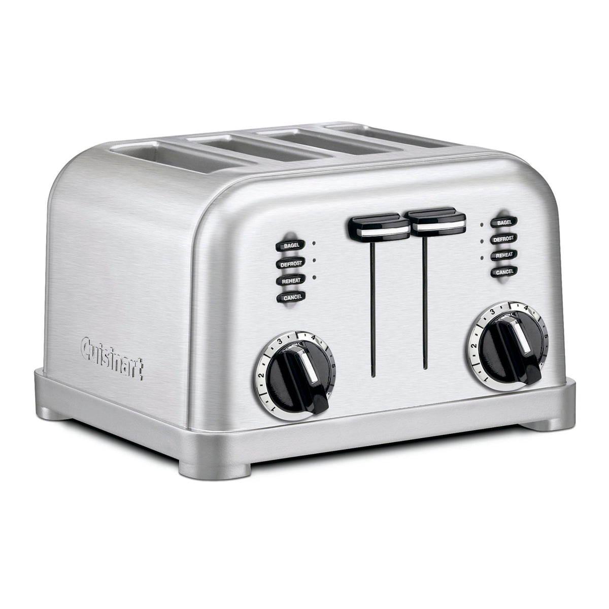 Cuisinart 4-Slice Toaster, 6-browning Levels, Brushed Silver (CPT-180C) 🍁 All In One Marketplace Canada
