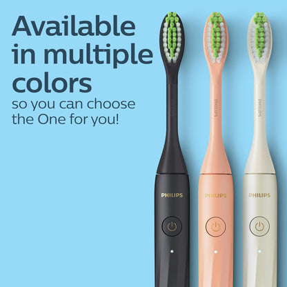 Philips One by Sonicare Rechargeable Toothbrush, 1 Brush Head, Black 🍁 All In One Marketplace Canada