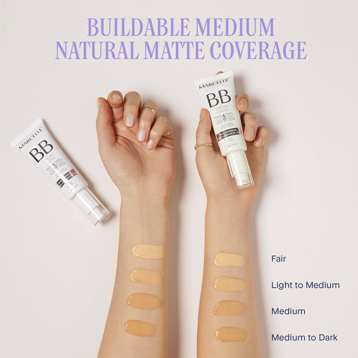 Marcelle BB Cream Beauty Balm, Fair, Tinted Moisturizer, Skin Enhancer, Lightweight, Hydrating, Hypoallergenic, Non-Comedogenic, Fragrance-Free, Paraben-Free, Oil-Free, Cruelty-Free, 45 mL 🍁 All In One Marketplace Canada
