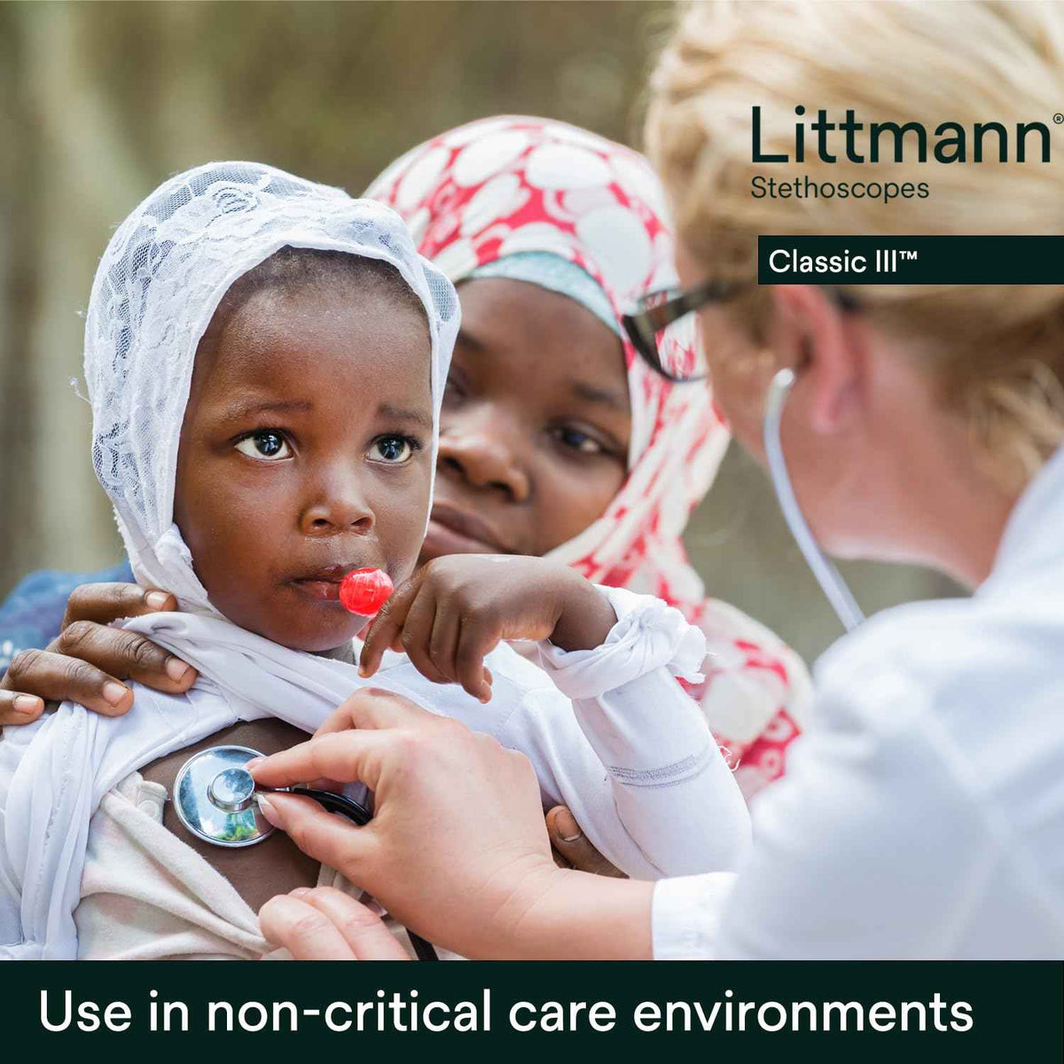 3M Littmann Classic III Monitoring Stethoscope, 5633, More Than 2X as Loud*, Weighs Less**, Stainless Steel Chestpiece, 69 cm (27") Pearl Pink Tube 🍁 All In One Marketplace Canada