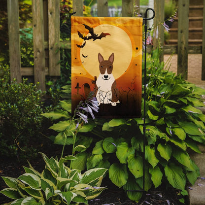 Caroline's Treasures BB4403GF Halloween Bull Terrier Brindle Flag Garden Size, Small, Multicolor