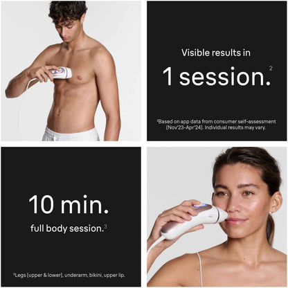 Braun IPL, Laser Hair Removal for Women & Men, Skin i-Expert IPL 7, Smart At-Home Laser with Venus Razor + 3 Heads + App, PL7243 🍁 All In One Marketplace Canada