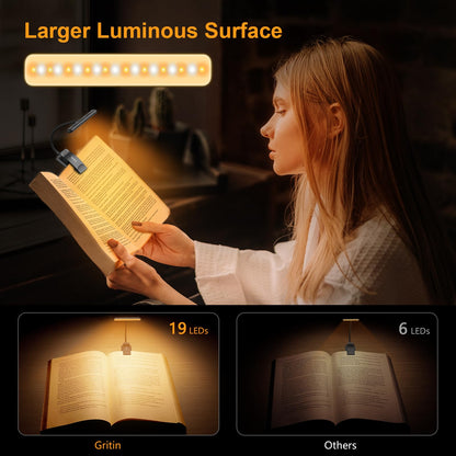 Gritin 19 LED Rechargeable Book Light for Reading in Bed 🍁 All In One Marketplace Canada