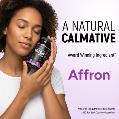 miNATURALS Saffron Supplements 120 Capsules | Clinically Studied Affron Saffron Extract | Stress & Mood Support for Men, Women & Teens | Pure Saffron Pills 🍁 All In One Marketplace Canada