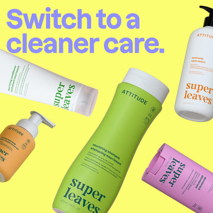 ATTITUDE Clarifying Hair Conditioner, Restores Shine, Naturally Derived Ingredients, Vegan Detangler, Dermatologically Tested, Lemon Leaves and White Tea, 946 mL 🍁 All In One Marketplace Canada