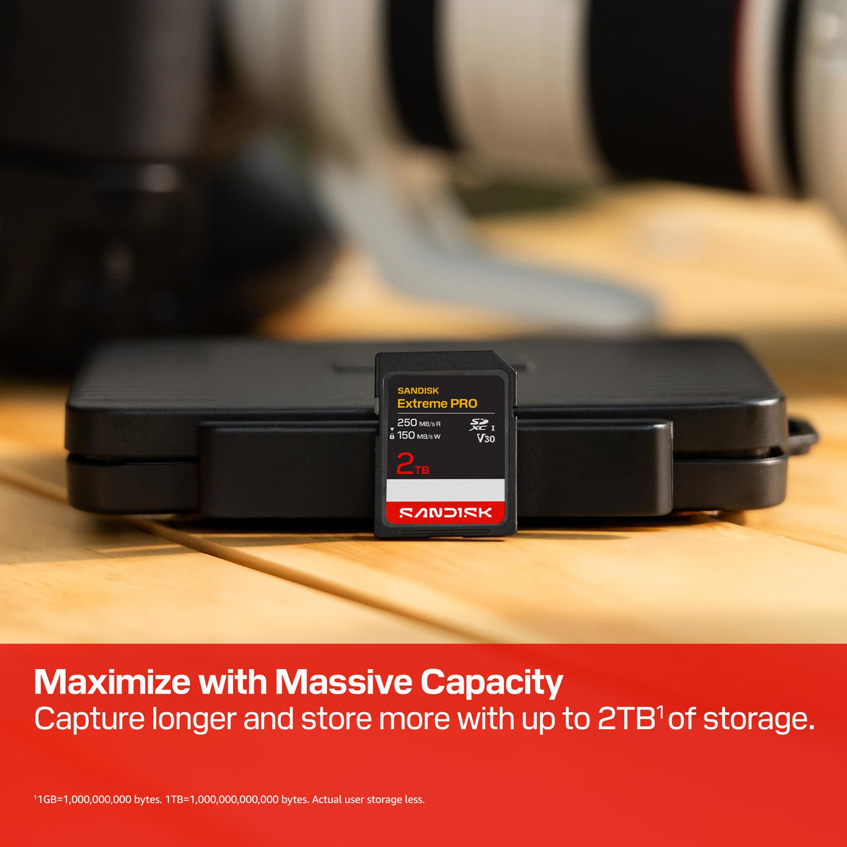 SANDISK 128GB Extreme PRO SD UHS-I Card - Up to 250MB/s Read Speed and 120MB/s Write Speed, 4K UHD, Full HD, U3, and V30 - SDSDXXJ-128G-GSCIN