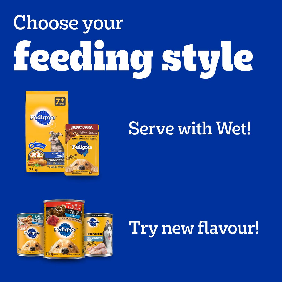 PEDIGREE Chopped Wet Dog Food Chicken Dinner, 375g Can (12 pack) 🍁 All In One Marketplace Canada