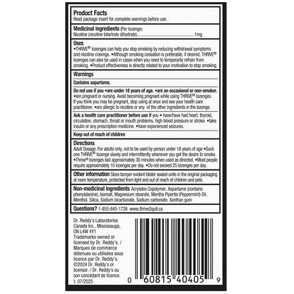 THRIVE Lozenges 1 mg (Peppermint) (Value Pack) 🍁 All In One Marketplace Canada