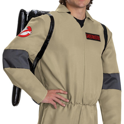 Disguise Ghostbusters Adult Costume, Offiical Ghostbusters Frozen Empire Halloween Costume Jumpsuit, Size XS/S
