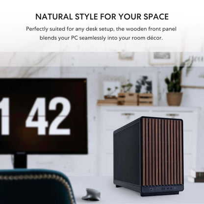 Lian Li A3-mATX-WD-26.3L Micro Form Factor Chassis-No Fans Included-Supports 360mm AIO-Modularity Design-for M-ATX, ITX Motherboard-DAN Cases Collaboration-Wood Front Panel-Black (A3X-WD) 🍁 All In One Marketplace Canada