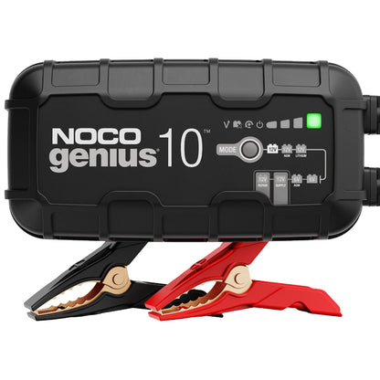 NOCO GENIUS10: 10A 6V/12V Smart Battery Charger – Automatic Maintainer, Trickle Charger & Desulfator with Overcharge Protection & Temperature Compensation – for Lead-Acid & Lithium Batteries 🍁 All In One Marketplace Canada