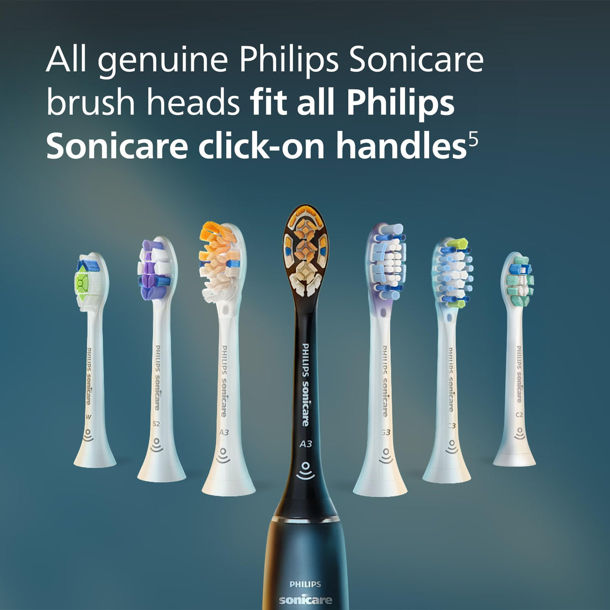 Philips Sonicare G3 Two-in-One Brush Heads, 2-Pack, 6 Month Supply, White 🍁 All In One Marketplace Canada