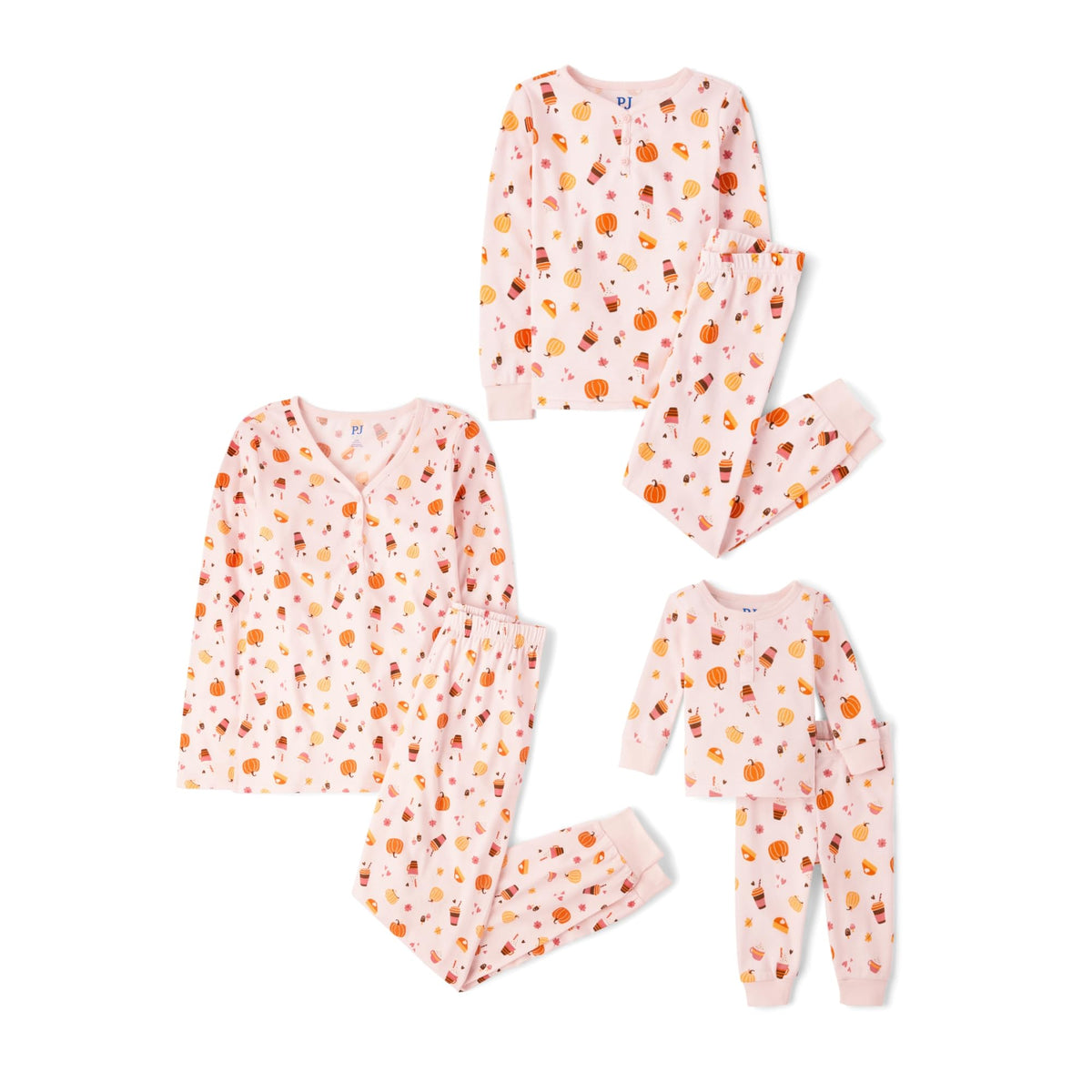 The Children’s Place Family Matching, Christmas and Holiday Pajama Sets, Cotton, Pumpkin/Candy Halloween, XX-Large