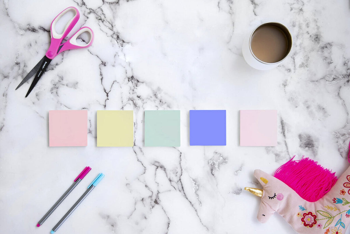 Post-it Greener Notes, 24 Bulk Sticky Note Pads, 3 x 3 in., Made with 100% Recycled Paper, Sweet Sprinkles Collection 🍁 All In One Marketplace Canada