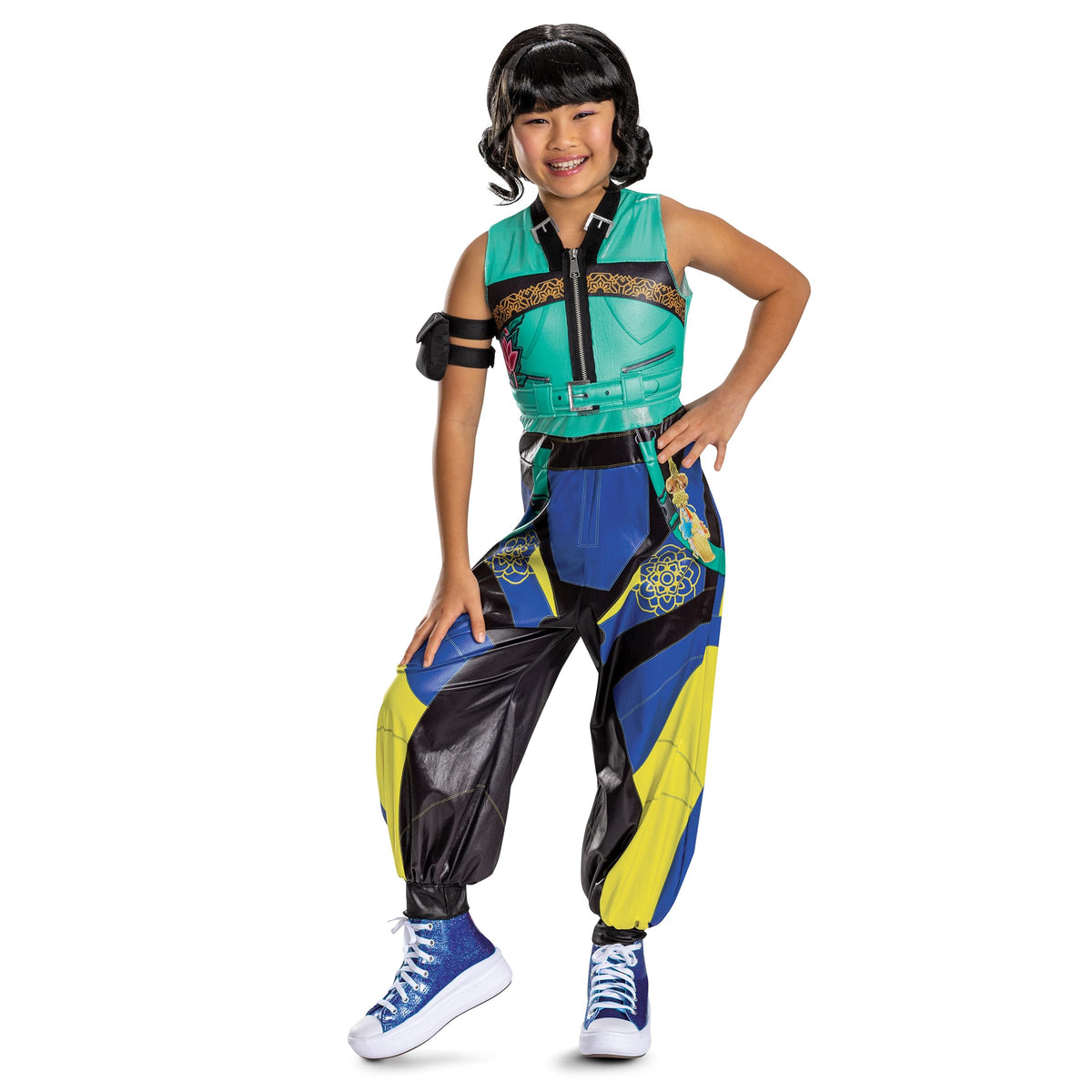 K-Pop Demon Hunters Zoey Wig, Official Girls Halloween Costume Accessory, Child Size