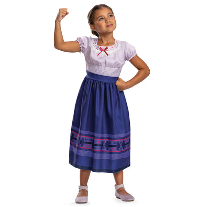 Luisa Madrigal Costume, Official Disney Luisa Encanto Halloween Costume Outfit, Kids Size (7-8)