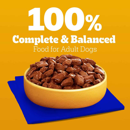 PEDIGREE Adult Wet Dog Food, PEDIGREE Chopped Adult Wet Dog Food, 375g (12 pack) 🍁 All In One Marketplace Canada
