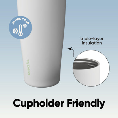 Owala FreeSip Sway Insulated Stainless Steel Water Bottle with Two-Way Spout, Built-In Straw and Bucket Handle, Made for Travel, School, and Sports, 40oz, BPA Free, Leak Proof, Iced Breeze 🍁 All In One Marketplace Canada