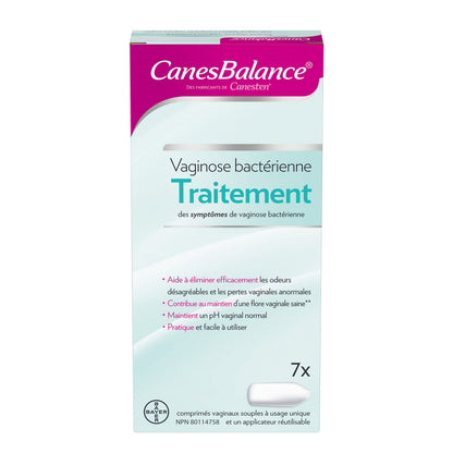CanesBalance Bacterial Vaginosis Treatment For BV Symptoms - BV Treatment For Women, Relieves Vaginal Odor, Maintains Normal Vaginal pH, Supports Vaginal Health, 7 Soft Vaginal Tablets With Applicator 🍁 All In One Marketplace Canada