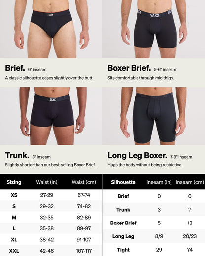 SAXX Underwear Co. Men's Core Cotton Boxer Brief Fly 3-Pack, Black/Shade/Dark Denim, X-Large 🍁 All In One Marketplace Canada