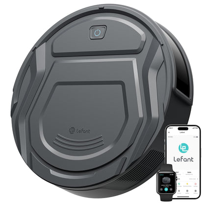 Lefant M210Pro Robot Vacuum Cleaner, 6 Cleaning Modes, 200 Mins Runtime, 4000Pa Suction, SmartSense Technology, Multi-Surface Cleaning, Ideal for Pet Hair and Hard Floor 🍁 All In One Marketplace Canada